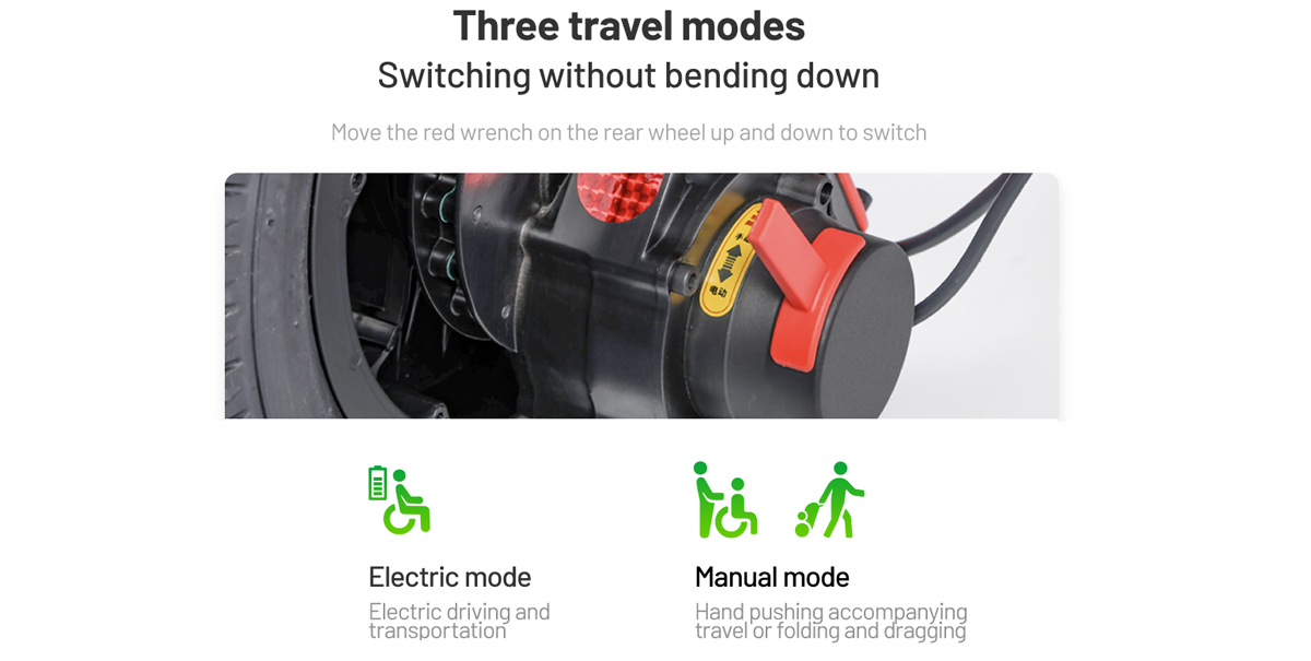 JBH Kursi Roda Listrik Portabel