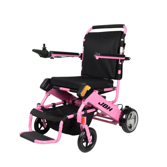 JBH Pink Power Power Aluminium Alloy Wheelchair D05