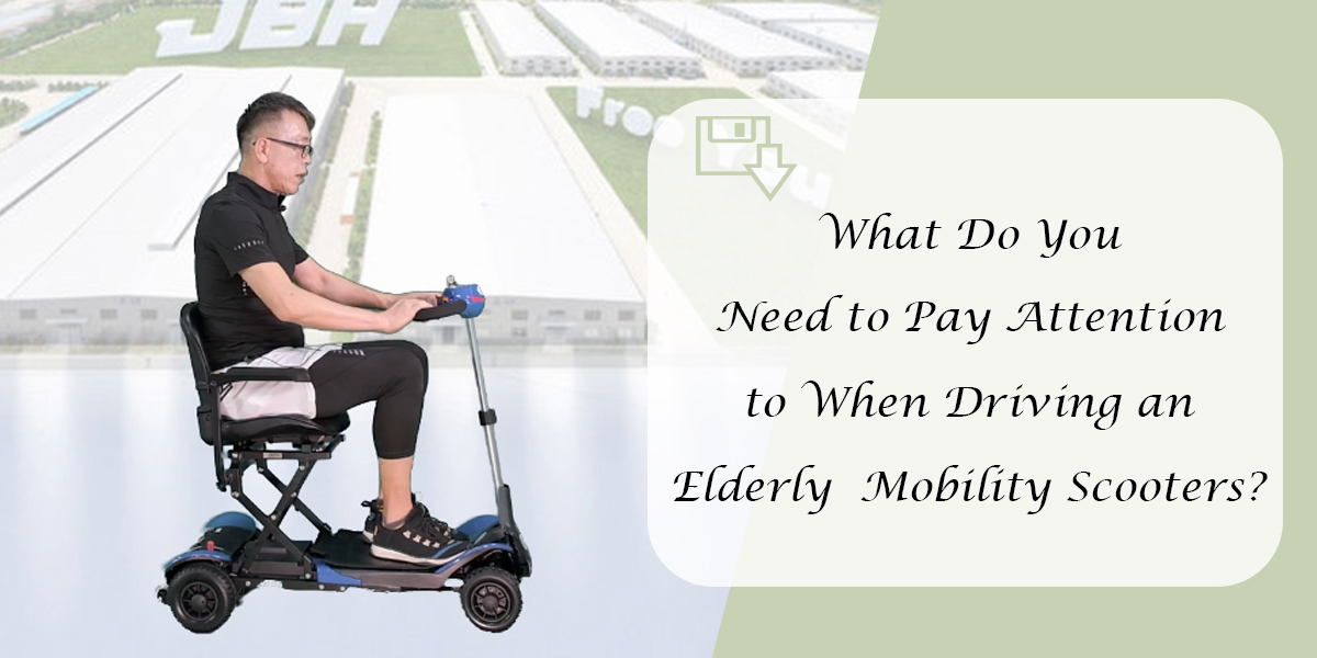 Apa yang perlu Anda perhatikan saat mengendarai skuter mobilitas lansia?