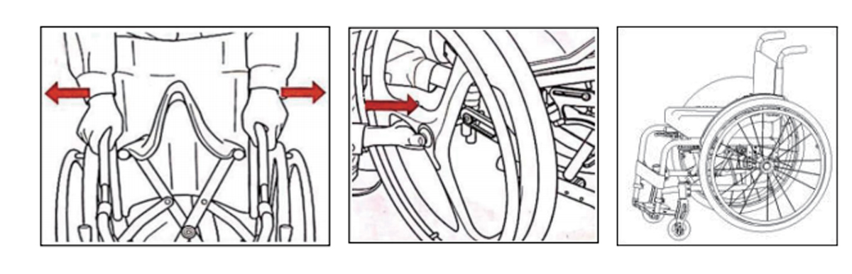 S002 kursi roda manual