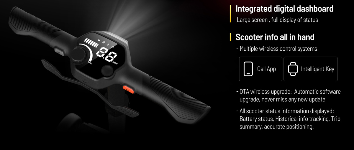 Skuter mobilitas yang mudah dioperasikan