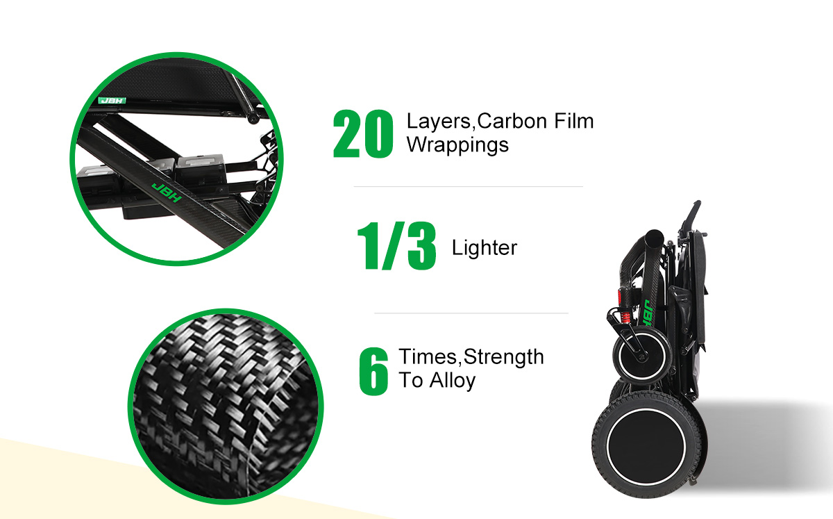 Kursi Roda Serat Karbon DC07L