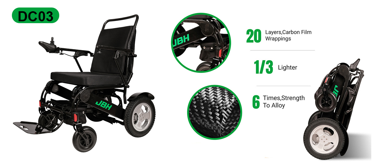 Kursi roda serat karbon DC03