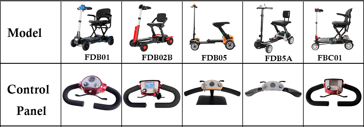 Panel Scooter Mobility